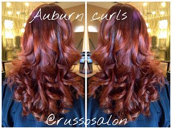 Product: Auburn curls - Russo Salon & Spa in Fountain Hills, Across from Bashas, 2 blocks West of the fountain. - Fountain Hills, AZ Beauty Salons