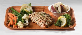 Product: Alaskan Salmon - Rustic Inn Crabhouse in Fort Lauderdale, FL Seafood Restaurants