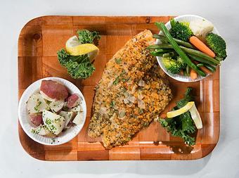Product: Broiled Flounder - Rustic Inn Crabhouse in Fort Lauderdale, FL Seafood Restaurants