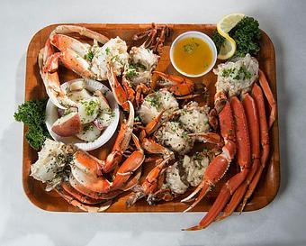 Product: "Crab Sampler" - Rustic Inn Crabhouse in Fort Lauderdale, FL Seafood Restaurants