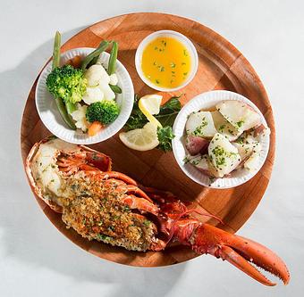 Product: 1/2 Stuffed Lobster - Rustic Inn Crabhouse in Fort Lauderdale, FL Seafood Restaurants