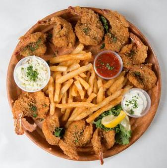 Product: Jumbo Fried Shrimp - Rustic Inn Crabhouse in Fort Lauderdale, FL Seafood Restaurants