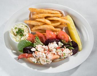 Product: Lobster Roll Chilled - Rustic Inn Crabhouse in Fort Lauderdale, FL Seafood Restaurants