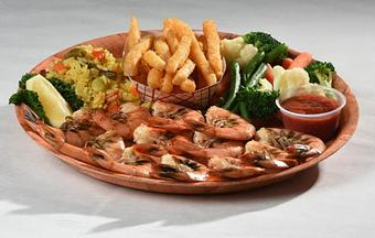 Product: Old Bay Spiced Shrimp - Rustic Inn Crabhouse in Fort Lauderdale, FL Seafood Restaurants