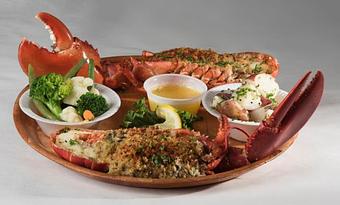 Product: Whole Broiled Lobster - Rustic Inn Crabhouse in Fort Lauderdale, FL Seafood Restaurants