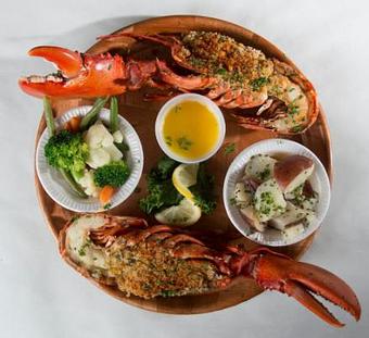 Product: Whole Broiled Lobster - Rustic Inn Crabhouse in Fort Lauderdale, FL Seafood Restaurants
