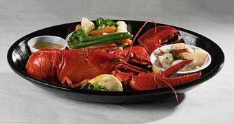 Product: Whole Steamed Lobster - Rustic Inn Crabhouse in Fort Lauderdale, FL Seafood Restaurants