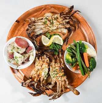 Product: Grilled Soft Shell Crabs - Rustic Inn Crabhouse in Fort Lauderdale, FL Seafood Restaurants