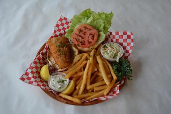 Product: Tuesday | Fried Fish Sandwich - Rustic Inn Crabhouse in Fort Lauderdale, FL Seafood Restaurants