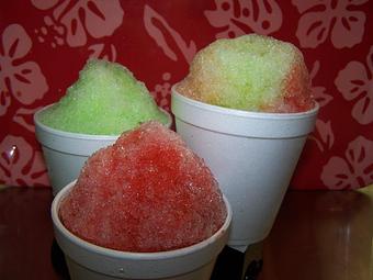 Product: Shaved Ice - Rutt's Hawaiian Cafe in Los Angeles, CA American Restaurants