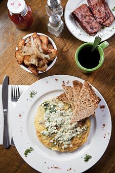 Product: Blue Cheese Frittata - Sabrina's Cafe in Powelton Village - Philadelphia, PA American Restaurants Product: Blue Cheese Frittata - Sabrina's Cafe in Powelton Village - Philadelphia, PA American Restaurants