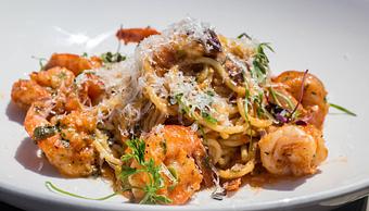 Product: Land and Sea Bolognese - Salty's on Alki in Alki Beach, West Seattle - Seattle, WA American Restaurants