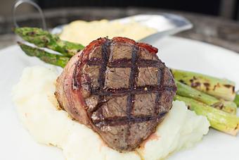 Product: Grilled 8oz Center Cut Filet - Salty's on Alki in Alki Beach, West Seattle - Seattle, WA American Restaurants