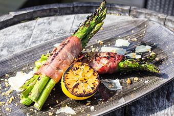 Product: Grilled Asparagus - Salty's on Alki in Alki Beach, West Seattle - Seattle, WA American Restaurants
