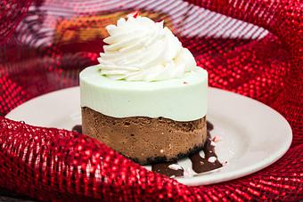 Product: Chocolate Peppermint Cheesecake - Salty's on Alki in Alki Beach, West Seattle - Seattle, WA American Restaurants