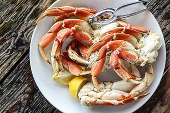 Product: Crab by the Cluster. Steamed or Chilled. - Salty's on Alki in Alki Beach, West Seattle - Seattle, WA American Restaurants
