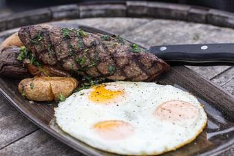 Product: Steak and Eggs - Salty's on Alki in Alki Beach, West Seattle - Seattle, WA American Restaurants