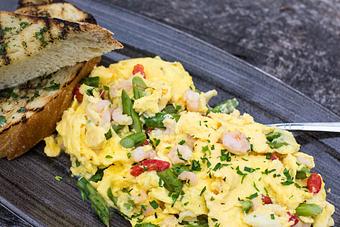 Product: PNW Seafood Scramble - Salty's on Alki in Alki Beach, West Seattle - Seattle, WA American Restaurants