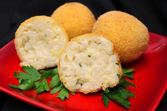 Product: Arancini made by hand in our kitchen! - Sam's Italian Market and Bakery in Willow Grove, PA Italian Restaurants