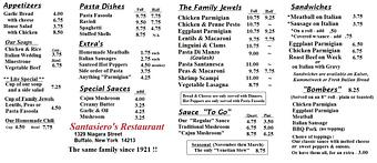 Product - Santasiero's Restaurant in Buffalo, NY Italian Restaurants