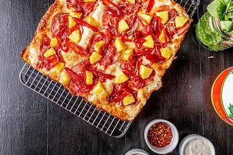 Product: Spicy Hawaiian - Saranello's in Wheeling, IL Italian Restaurants