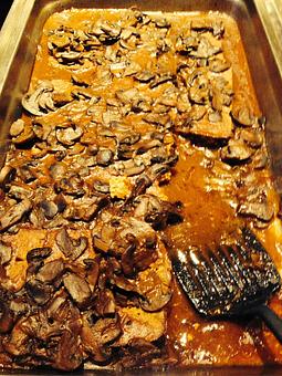 Product: Meatloaf in Jaeger gravy - Schnitzel Haus in Brooklyn, NY German Restaurants