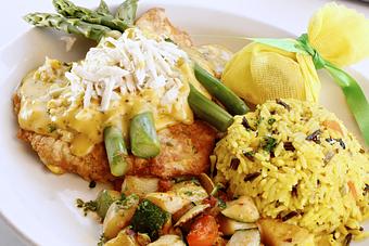 Product: Grouper Oscar - Shuckers in Jensen Beach, FL Bars & Grills