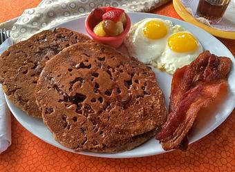 Product: Pumpkin Pecan Pancakes - Skillets - Bonita Springs - Sunshine Plaza in Bonita Springs, FL American Restaurants