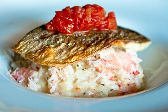 Product: Chefs Red Crab Risotto - Skool in SOMA/Potrero Hill - San Francisco, CA Seafood Restaurants