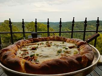 Product - Skybar Gourmet Pizza in Eureka Springs Historic District - Eureka Springs, AR Pizza Restaurant