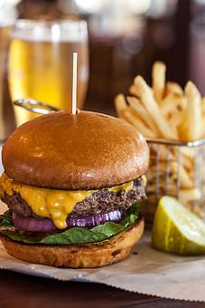 Product: Irish Bacon Cheddar Cheeseburger - Slainte Irish Pub in Boynton Beach - Boynton Beach, FL Restaurants/Food & Dining