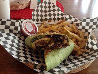 Product: This wrap is delicious when paired with a salad or fries - Slick Rick's Foods in Downtown Natchez - Natchez, MS American Restaurants