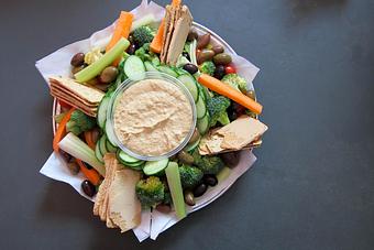Product: Hummus platter - Southport Grocery & Cafe in Lakeview - Chicago, IL American Restaurants