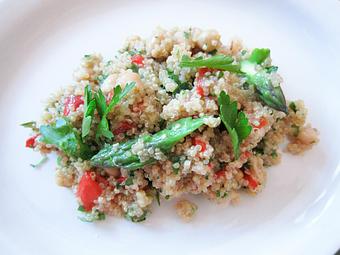 Product: asparagus-red pepper quinoa - Southport Grocery & Cafe in Lakeview - Chicago, IL American Restaurants