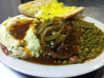 Product: Salsbury Steak - Southside Cafe in Slidell, LA American Restaurants