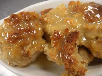 Product: Break Pudding w/ Whiskey Sauce - Southside Cafe in Slidell, LA American Restaurants