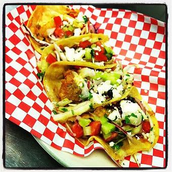 Product: Catfish Tacos - Southside Smokehouse & Grille in Landrum, SC Barbecue Restaurants