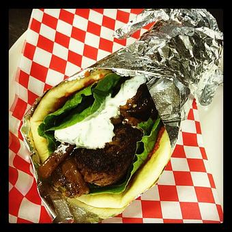 Product: Lamb Pita - Southside Smokehouse & Grille in Landrum, SC Barbecue Restaurants