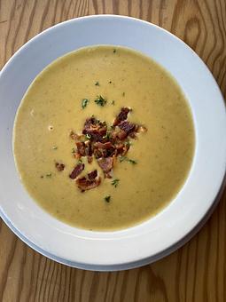 Product: Potato Soup w/ Bacon - Speisekammer in Alameda, CA Bars & Grills