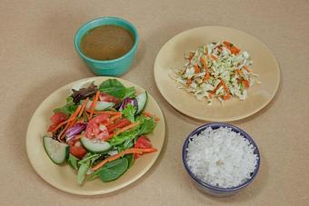 Product: Side Salad, Zesty Slaw, Daal (lentil soup) - Spice Restaurant in Truckee, CA American Restaurants Product: Side Salad, Zesty Slaw, Daal (lentil soup) - Spice Restaurant in Truckee, CA American Restaurants