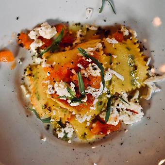 Product: An ordinary Thursday turns terrific when at 8:55 a.m. you sample a potential special that looks this good! - Spiga Ristorante in Needham Heights, MA Italian Restaurants