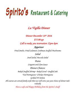 Product - Spirito's Restaurant in Federal Hill - Cranston, RI Italian Restaurants