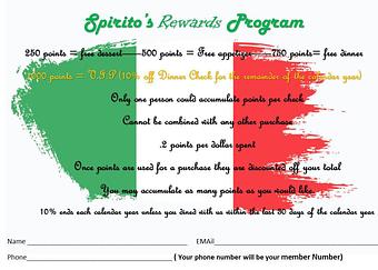 Product - Spirito's Restaurant in Federal Hill - Cranston, RI Italian Restaurants