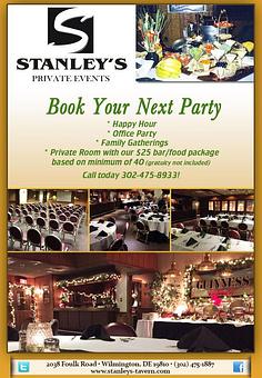 Product - Stanley's Tavern in Wilmington, DE American Restaurants