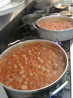 Product: Fifty pounds of Stellina's handmade Beef and Veal Meatballs - Stellina in Watertown, MA Italian Restaurants