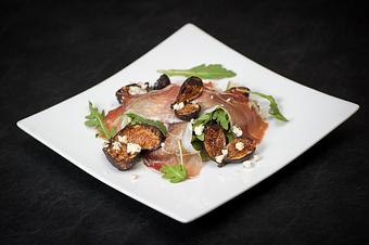 Product: Grilled Figs with Gorgonzola and Speck - Stellina in Watertown, MA Italian Restaurants
