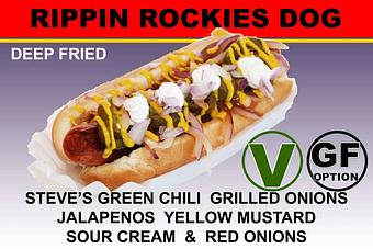 Product: Rockies Dog - Steve's Snappin Dogs in Denver, CO American Restaurants