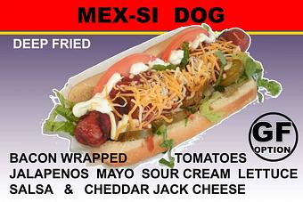 Product: Mex-Si Dog - Steve's Snappin Dogs in Denver, CO American Restaurants