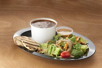 Product: Soup and Half of a House Salad  - Sticks Kebob Shop in Charlottesville, VA Mediterranean Restaurants