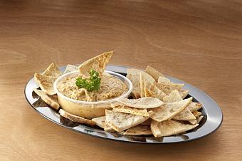 Product: Sticks Hummus with Pita Chips - Sticks Kebob Shop in Charlottesville, VA Mediterranean Restaurants